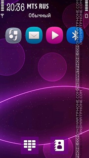 Abstract Purple 5801 tema screenshot