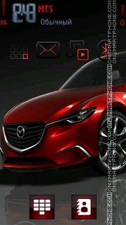 Red Mazda theme screenshot