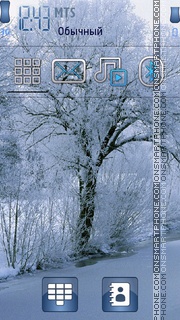 Winter theme screenshot