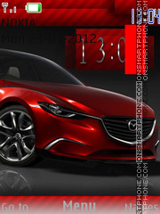 Скриншот темы Red Mazda