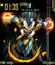 Vageta tema screenshot