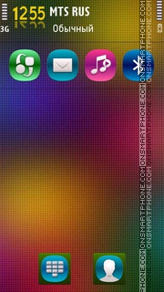 Rainbow 11 tema screenshot