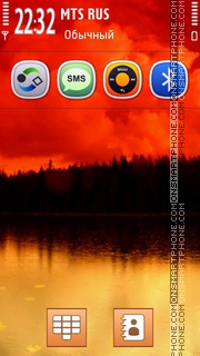 Nature Reflection tema screenshot