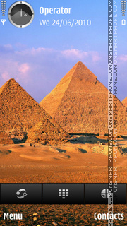 Pyramids theme screenshot