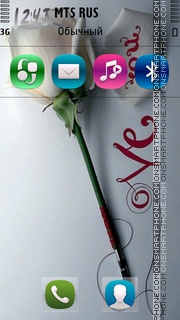 I love you 03 es el tema de pantalla