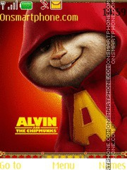 Скриншот темы Alvin and the Chipmunks 01