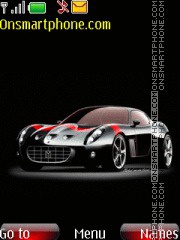 Ferrari 599 GTO tema screenshot