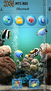 Aquarium 08 theme screenshot