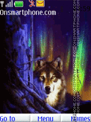 Скриншот темы Northern Wolf 2