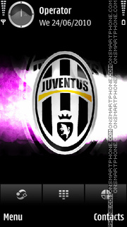 Capture d'écran Juventus thème