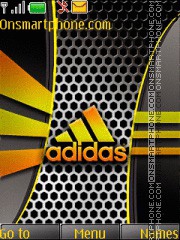 Golden Adidas tema screenshot