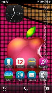 Capture d'écran Apple Logo 02 thème