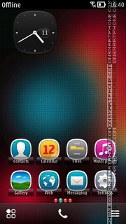 Colors out of Focus tema screenshot