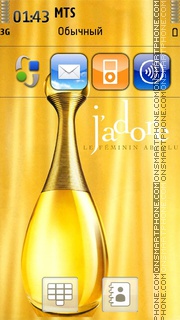 Скриншот темы Dior Jadore Perfume