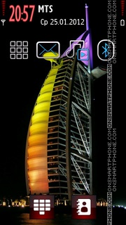 Скриншот темы Dubai Tower