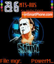 Sting Frost Logo es el tema de pantalla