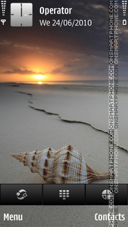 Скриншот темы Sea shell