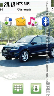 Capture d'écran Volkswagen Touareg 2014 thème