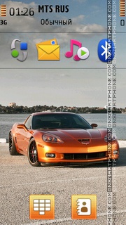 Corvettes Z06 theme screenshot