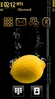 Yellow N Black tema screenshot