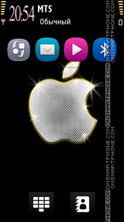 Diamond Apple tema screenshot