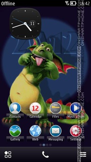 Dragon 2013 tema screenshot