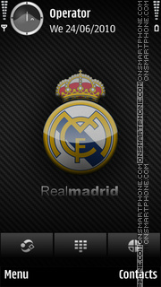 Real Madrid tema screenshot