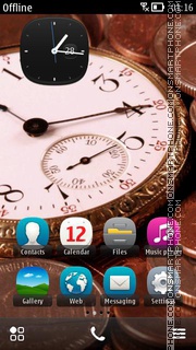 Time Is Money tema screenshot