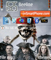 Capture d'écran Pirates King thème