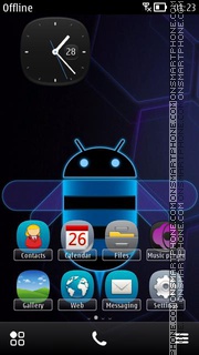 Скриншот темы Beedroid - Android
