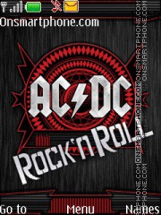 AC/DC - Rock N Roll theme screenshot