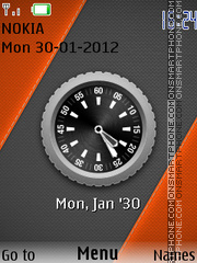 Xperia Nokia Clock Theme-Screenshot