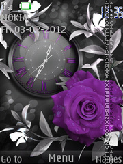 Violet Rose theme screenshot