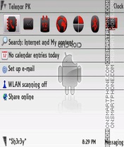Скриншот темы Android 320x240
