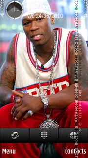 50 cent red tema screenshot