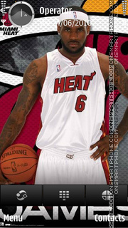 LeBron James tema screenshot