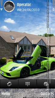 Capture d'écran Lamborghini thème
