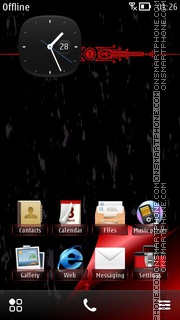 Black Red 01 Theme-Screenshot