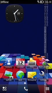 Cubed tema screenshot