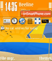 Sea Sun theme screenshot