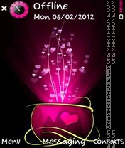 Valentine 2012 theme screenshot