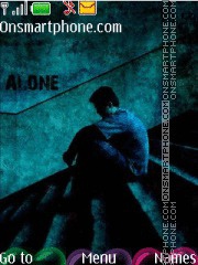 Alone boy theme screenshot