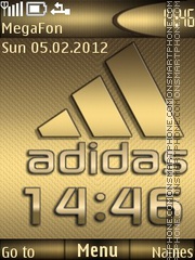 Adidas Metal tema screenshot