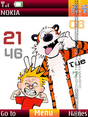 Скриншот темы Calvin And Hobbes 01