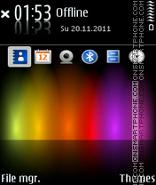 Spectrum touch tema screenshot