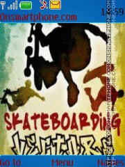 Skaters Only tema screenshot