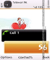 Water Love tema screenshot