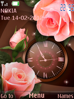 Rose tema screenshot