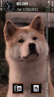 Скриншот темы Hachiko-the loyal friend