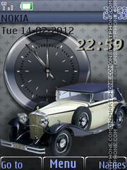 Retro Car tema screenshot